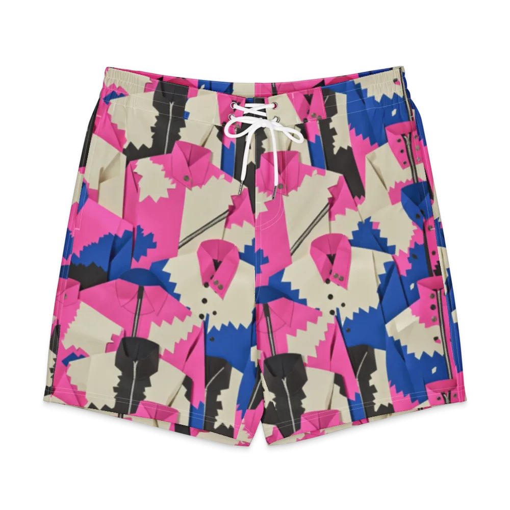 Zipper Voltage on Men's Board Shorts — Front