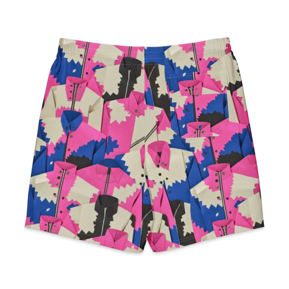 Zipper Voltage on Men's Board Shorts — Back