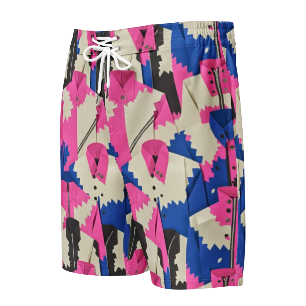 Zipper Voltage on Men's Board Shorts — Front