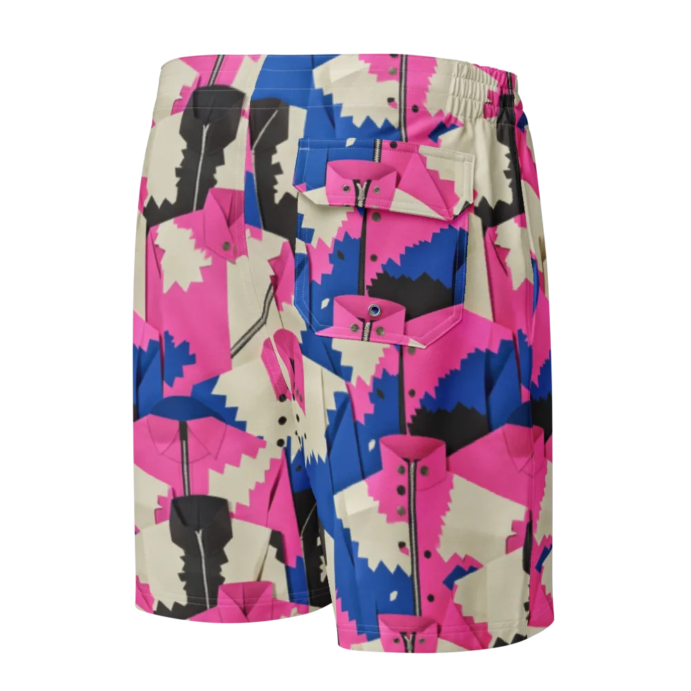 Zipper Voltage on Men's Board Shorts — Back