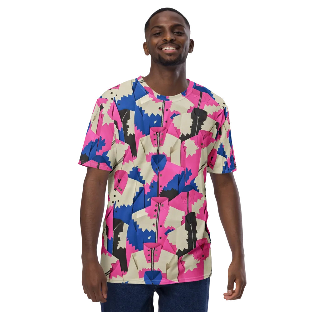 Zipper Voltage on Men's Crew Neck T-Shirt — Front