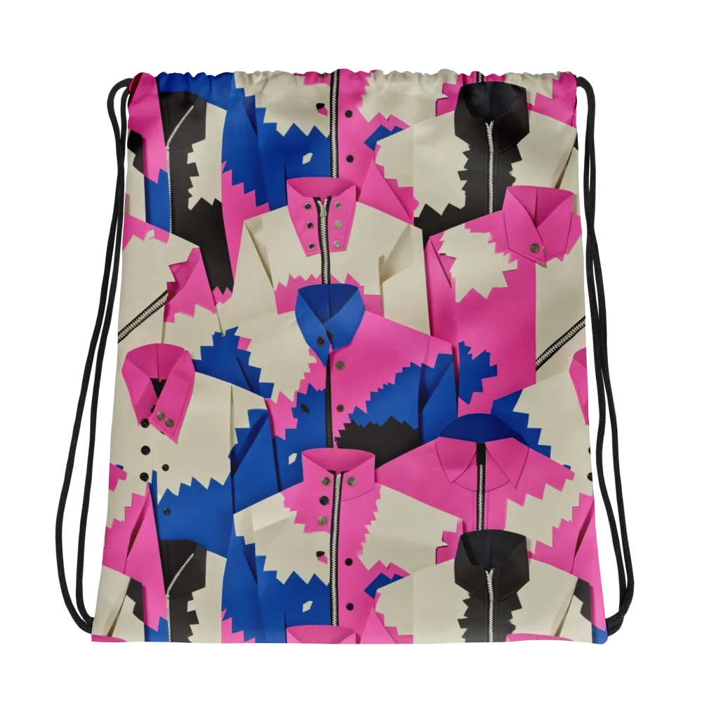 Zipper Voltage on Drawstring Bag — Photo