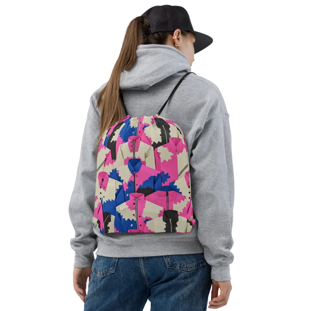 Zipper Voltage on Drawstring Bag — Front