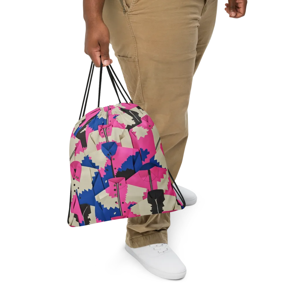 Zipper Voltage on Drawstring Bag — Front