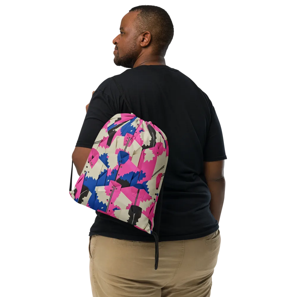 Zipper Voltage on Drawstring Bag — Front
