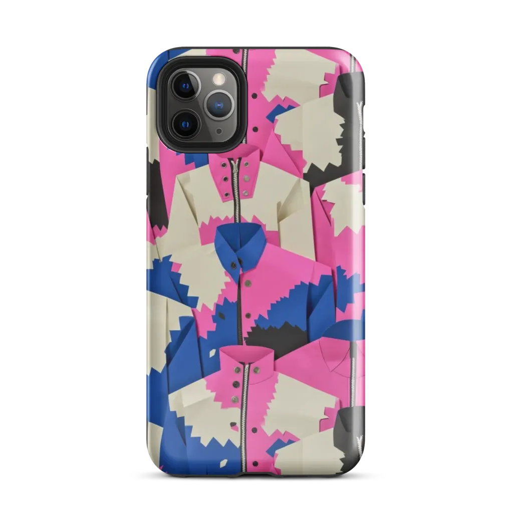 Zipper Voltage on Tough Case for iPhone® — Front