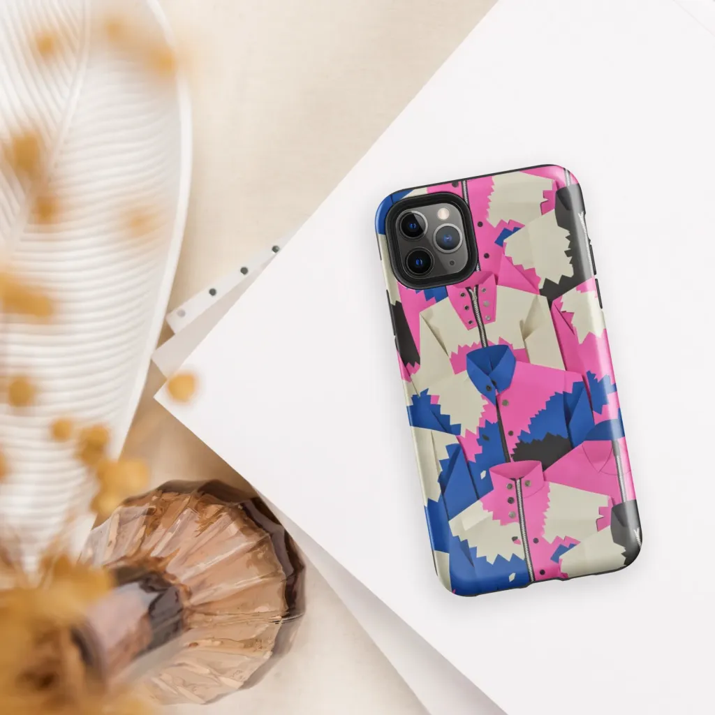 Zipper Voltage on Tough Case for iPhone® — Front