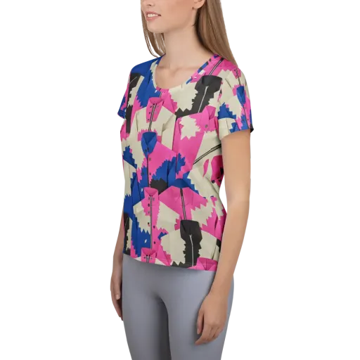 Zipper Voltage on a Women's Athletic T-Shirt