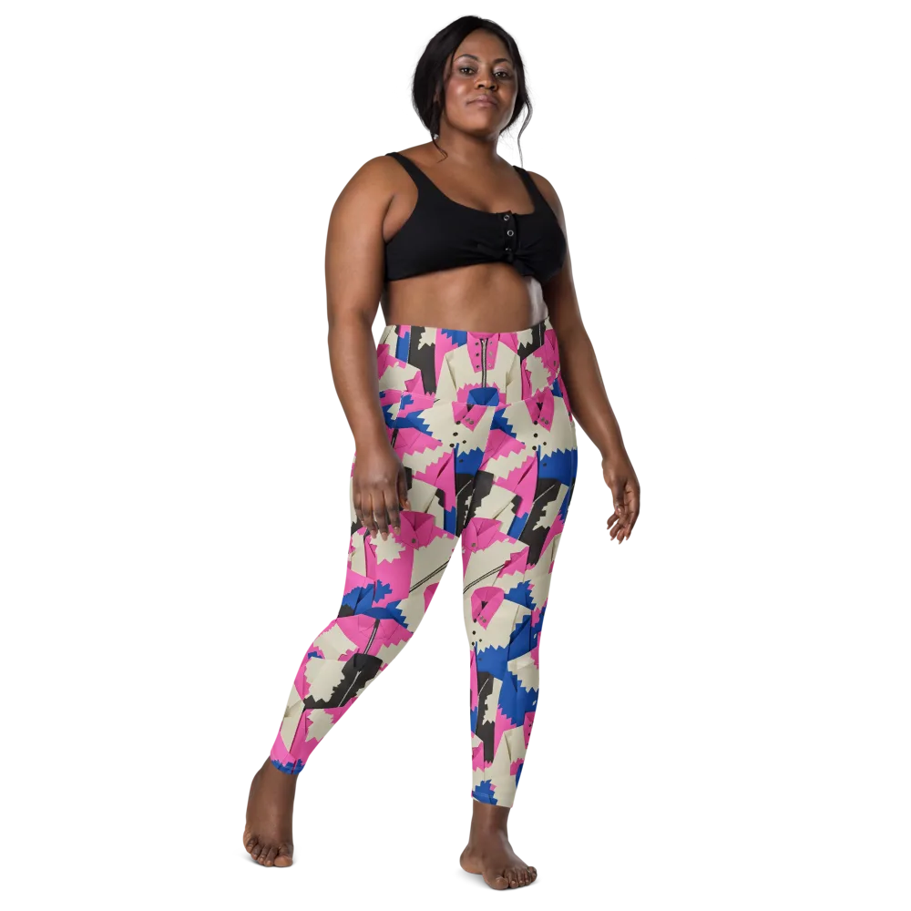 Zipper Voltage on Leggings with Pockets — Front