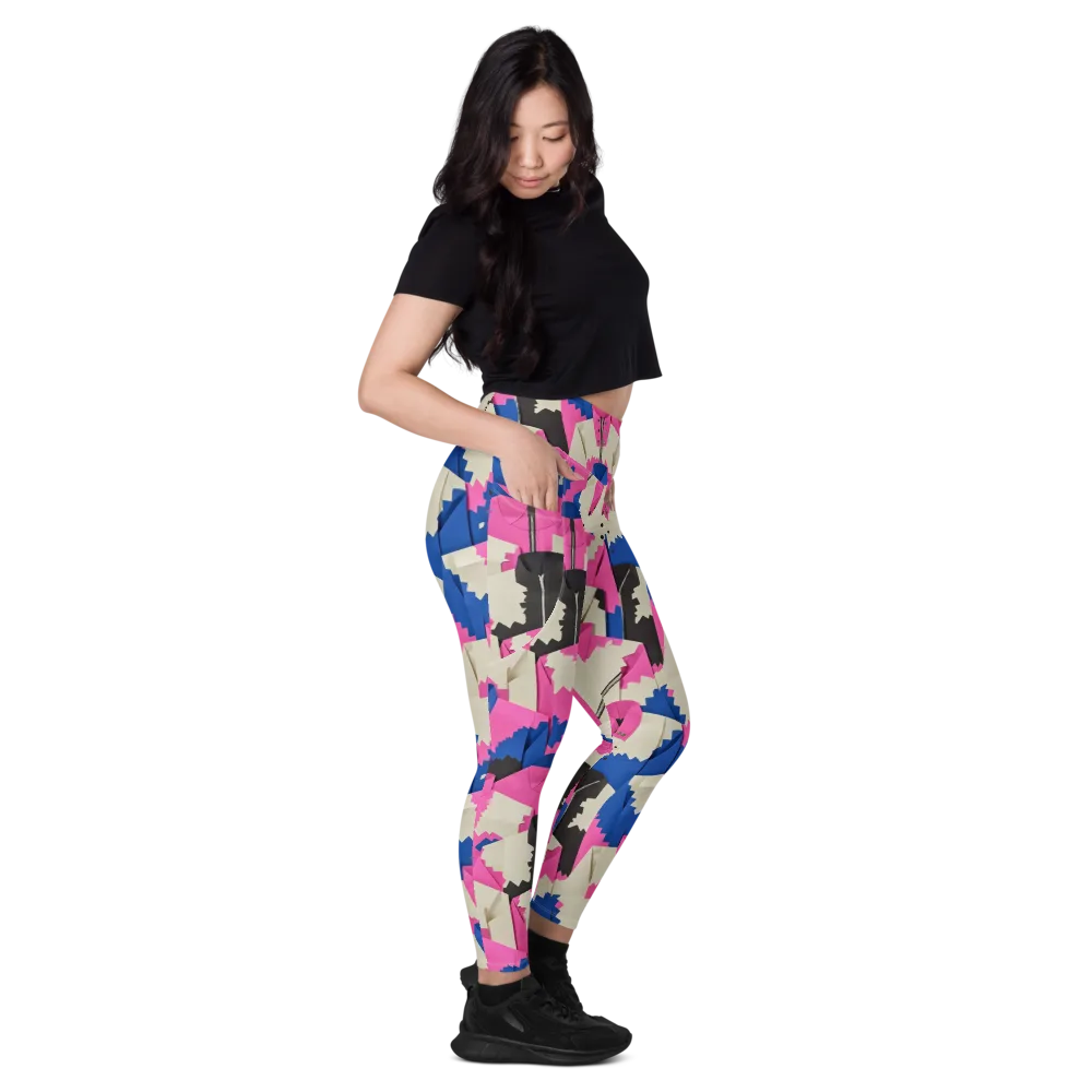 Zipper Voltage on Leggings with Pockets — Right