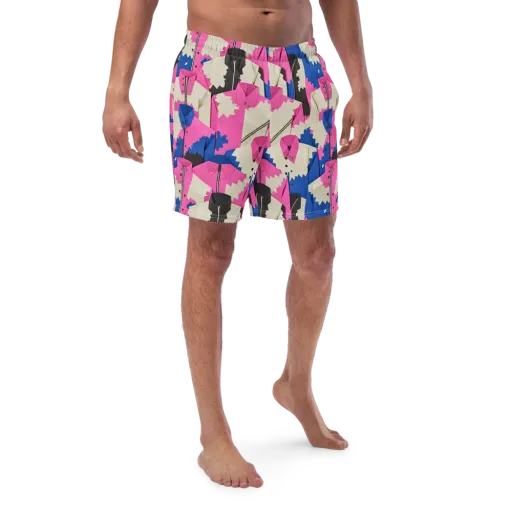 Zipper Voltage on a Swim Trunks