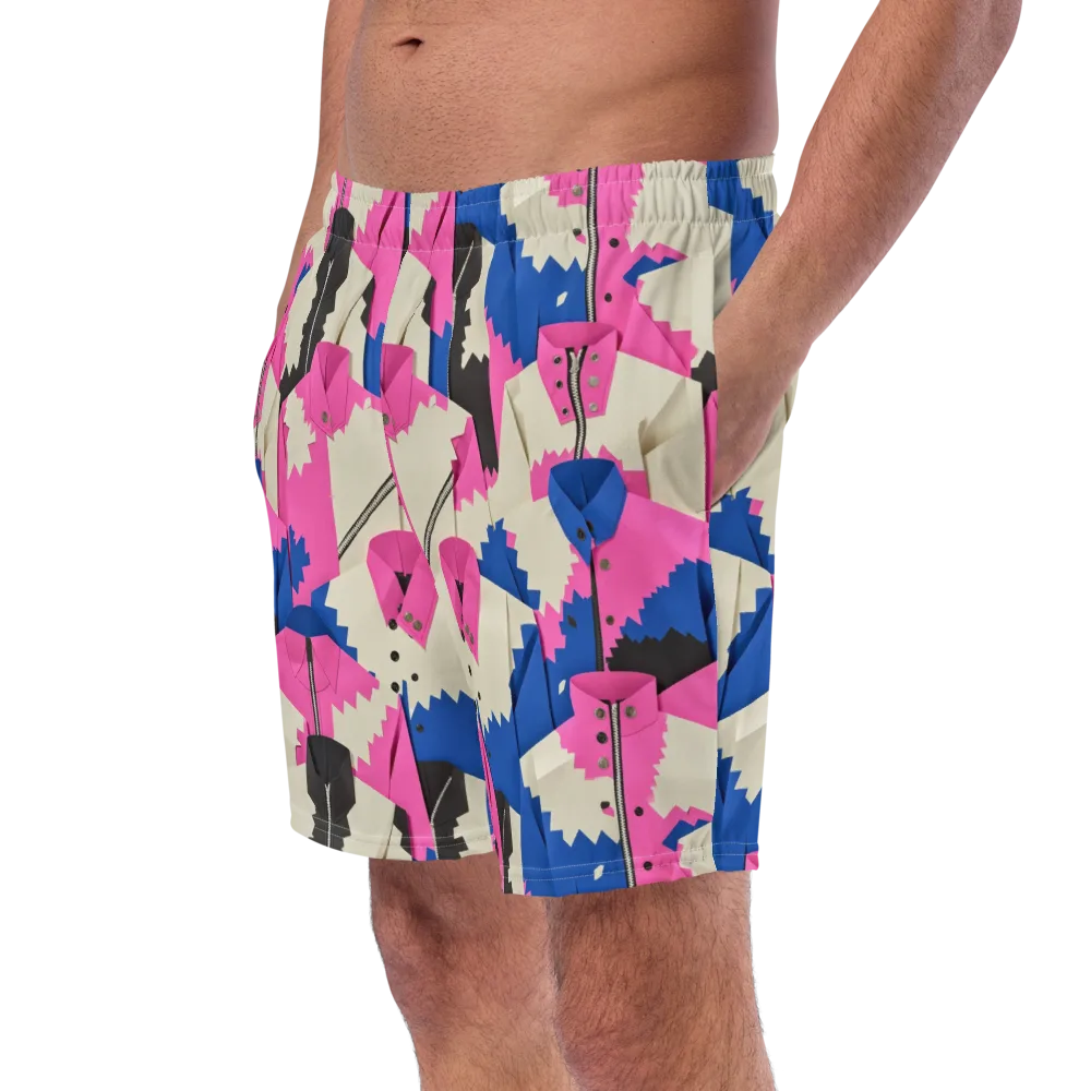 Zipper Voltage on Swim Trunks — Left Front