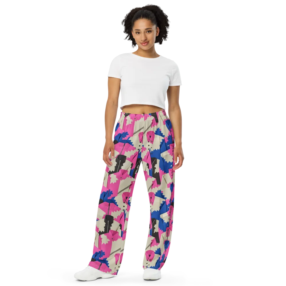 Zipper Voltage on Wide-Leg Pants — Front