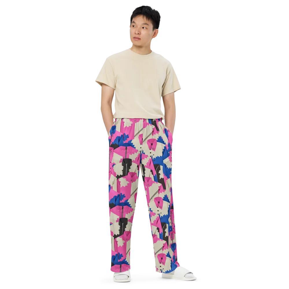 Zipper Voltage on Wide-Leg Pants — Front