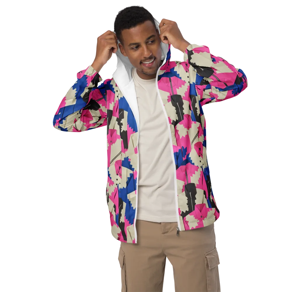 Zipper Voltage on Men's Windbreaker — Front