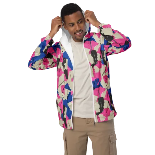 Zipper Voltage on a Men's Windbreaker