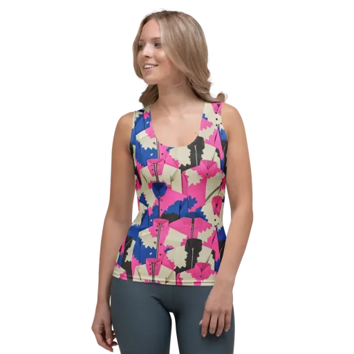 Zipper Voltage on a Women's Tank Top