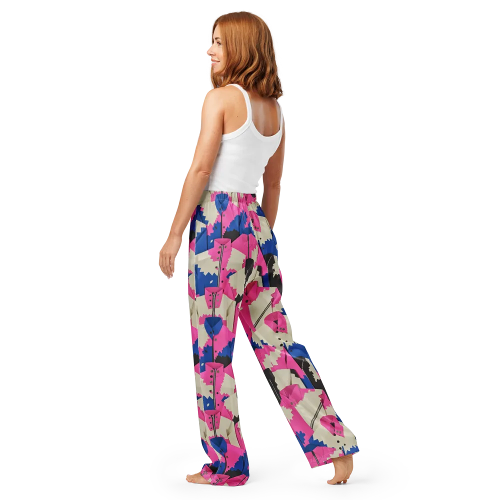 Zipper Voltage on Women's Pajama Pants — Back