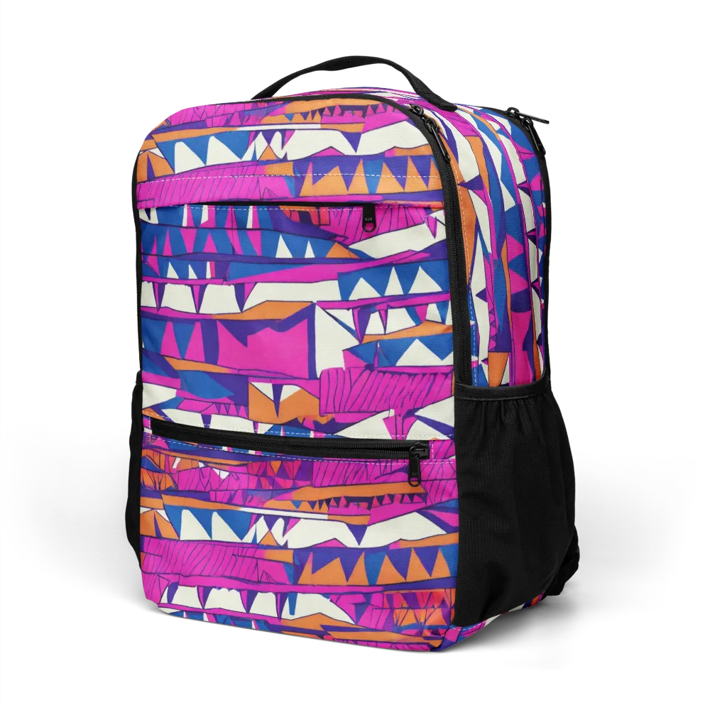 Neon Canyon on Utility Backpack — Left Front