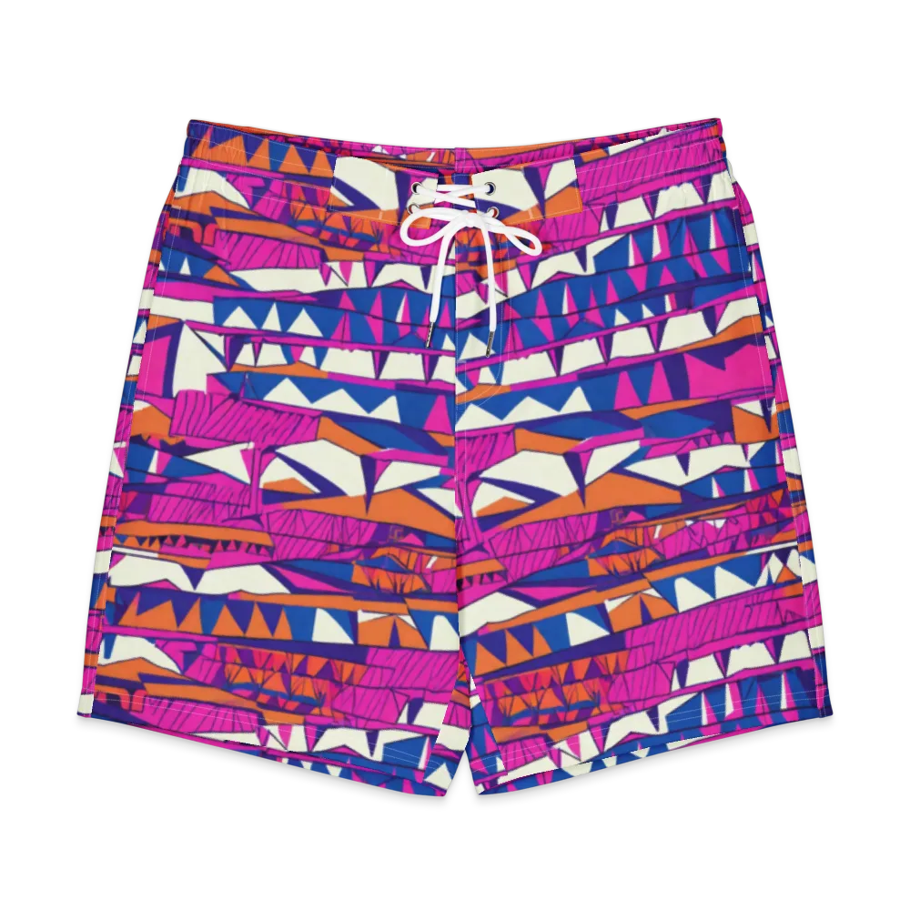 Neon Canyon on Men's Board Shorts — Front