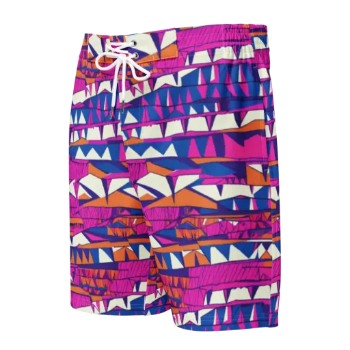 Neon Canyon on a Men's Board Shorts