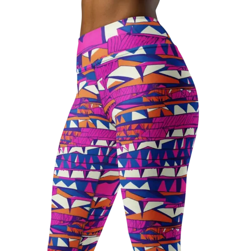Neon Canyon on a Yoga Leggings