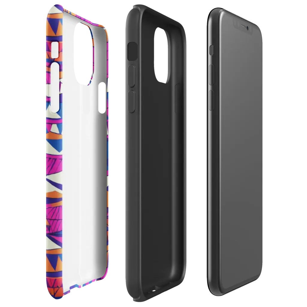 Neon Canyon on Tough Case for iPhone® — Right