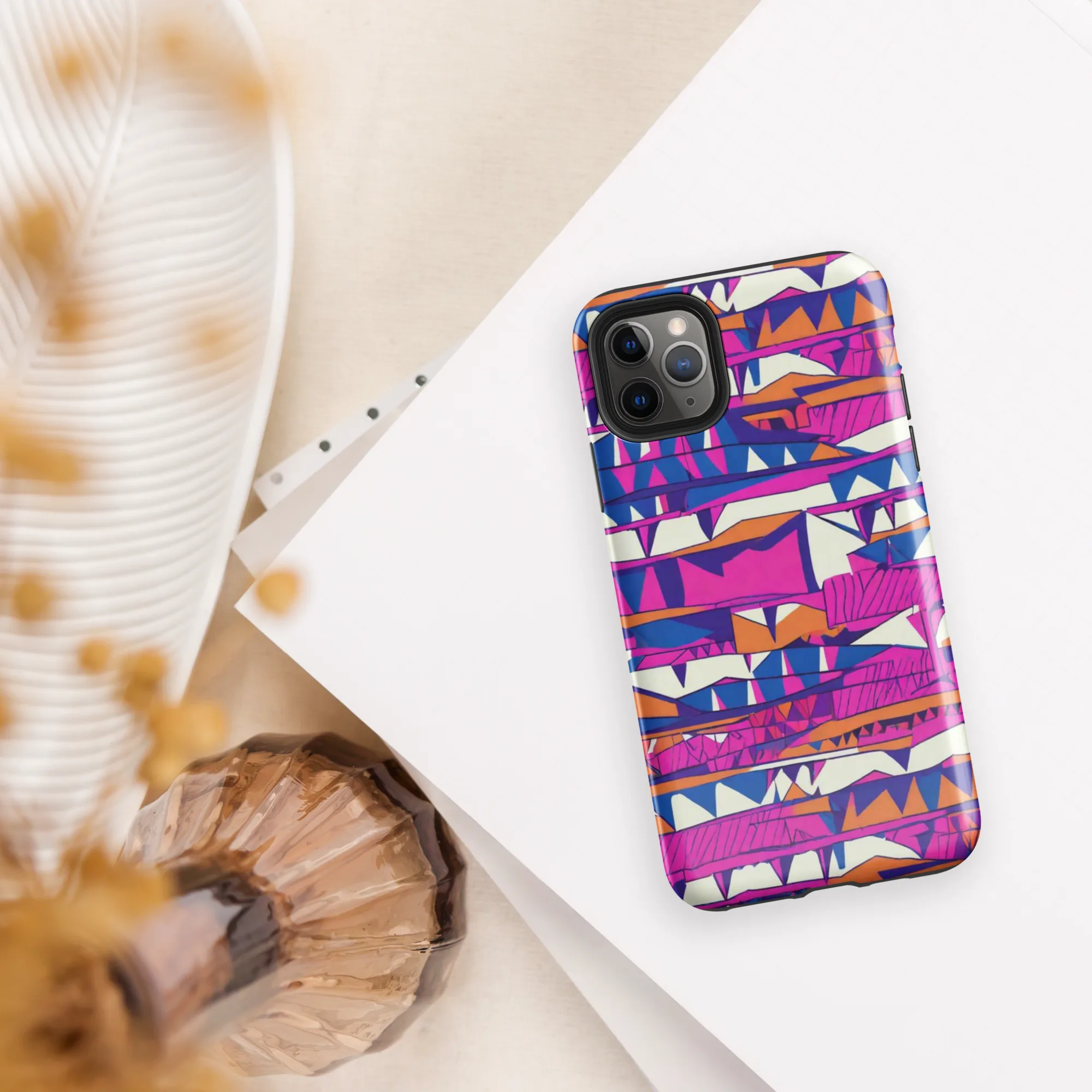 Neon Canyon on Tough Case for iPhone® — Front