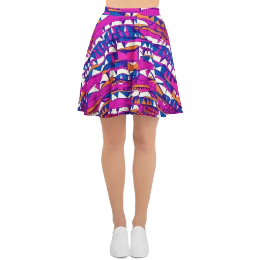 Neon Canyon on a Skater Skirt