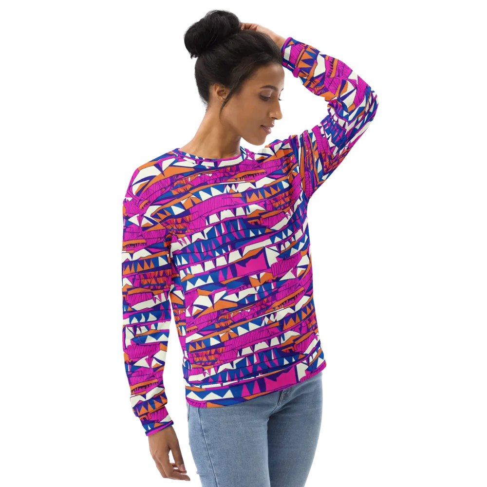 Neon Canyon on Sweatshirt — Right Front