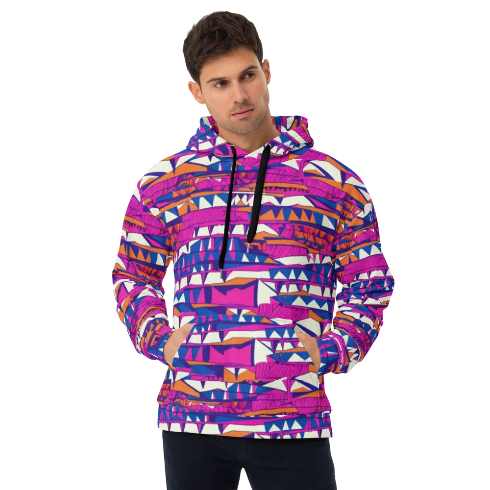 Neon Canyon on Hoodie — Front