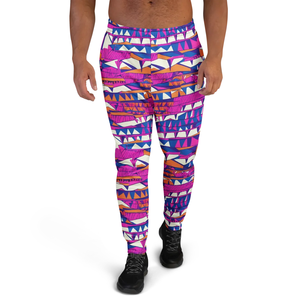 Neon Canyon on Men's Joggers — Front