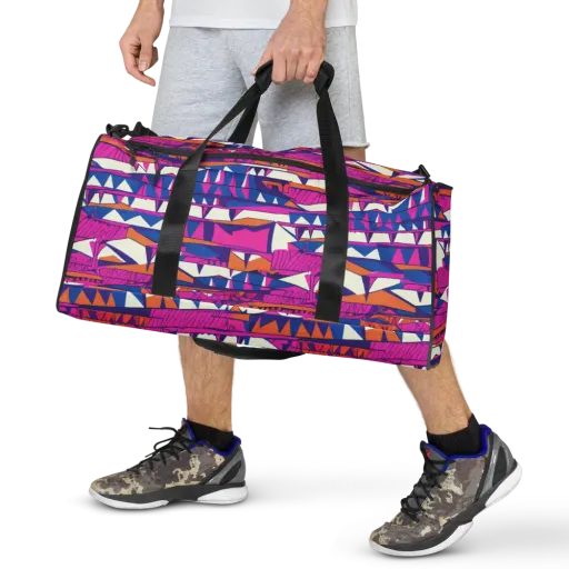 Neon Canyon on a Duffle Bag