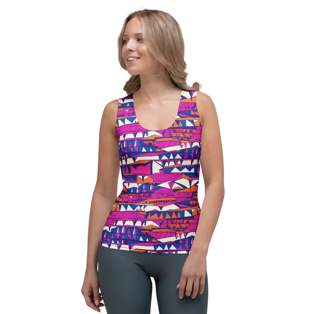 Neon Canyon on Women's Tank Top — Front