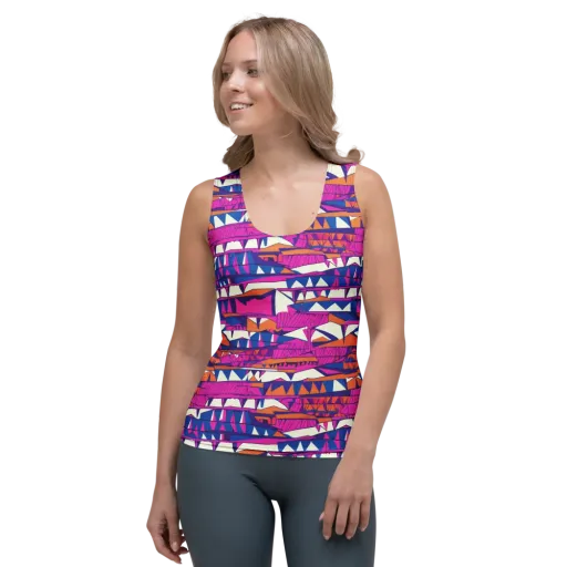 Neon Canyon on a Women's Tank Top