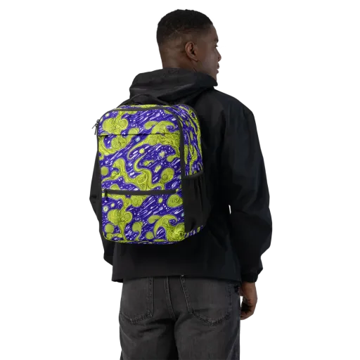 Lime Current on a Utility Backpack
