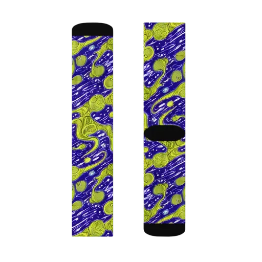Lime Current on a Socks