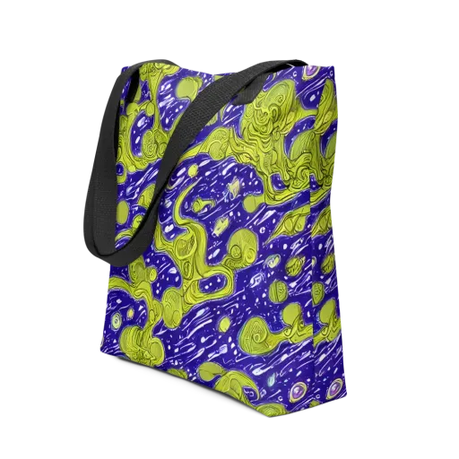 Lime Current on a Tote Bag