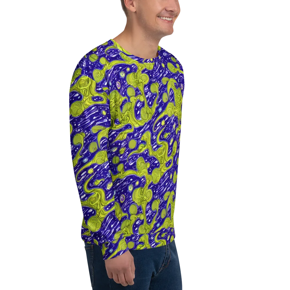 Lime Current on Sweatshirt — Right Front