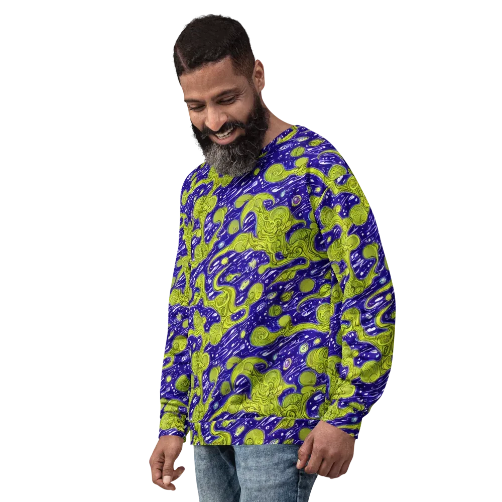 Lime Current on Sweatshirt — Left Front