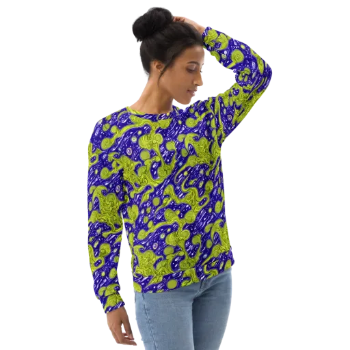 Lime Current on a Sweatshirt