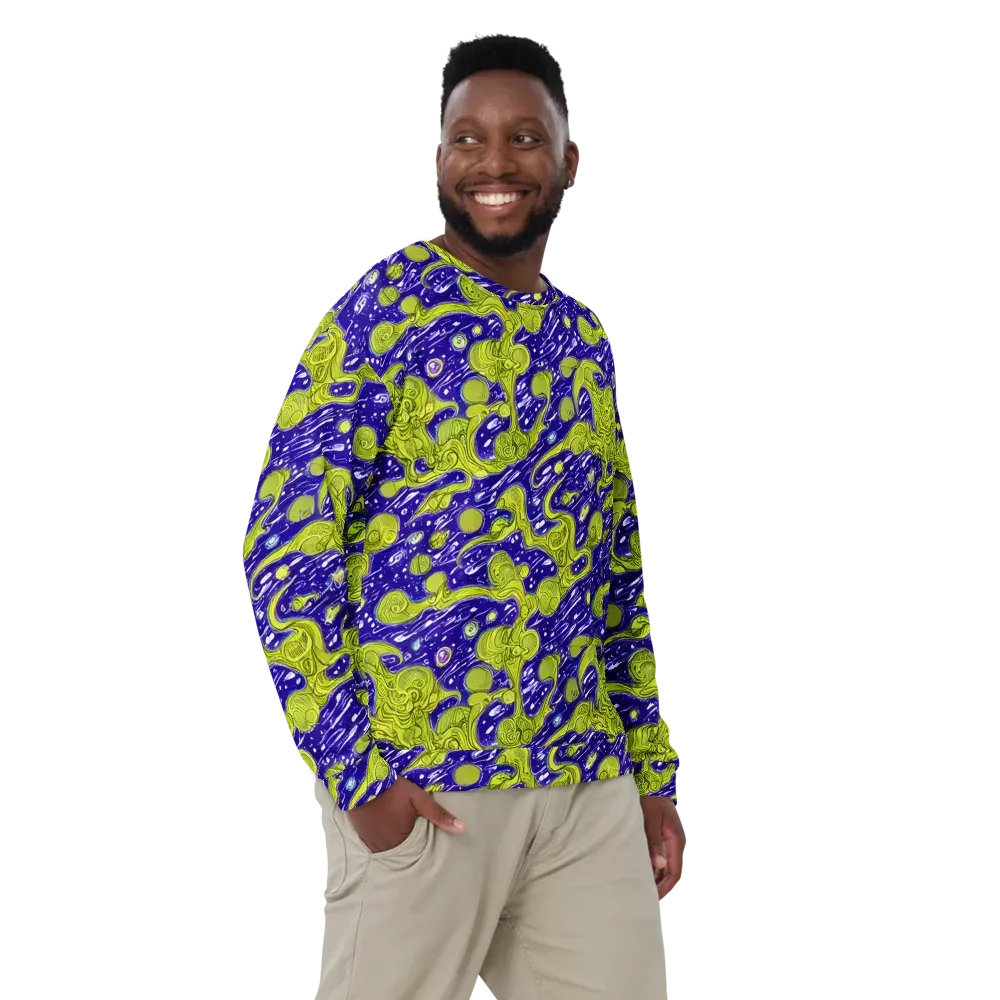 Lime Current on Sweatshirt — Front