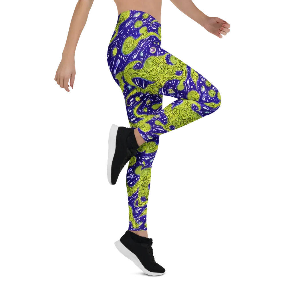 Lime Current on Leggings — Right