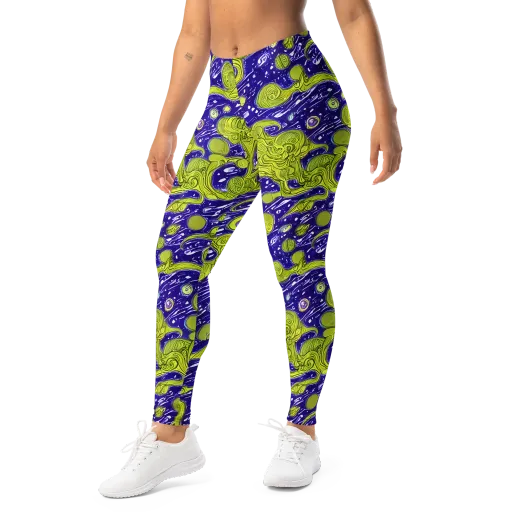 Lime Current on a Leggings