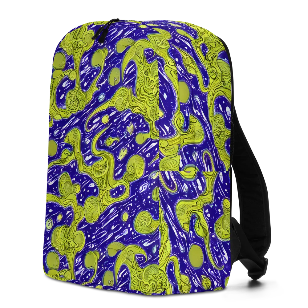Lime Current on Minimalist Backpack — Left