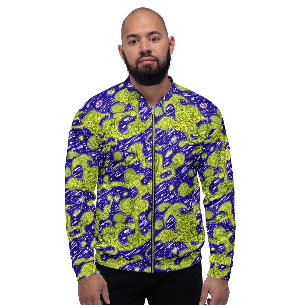 Lime Current on Bomber Jacket — Front