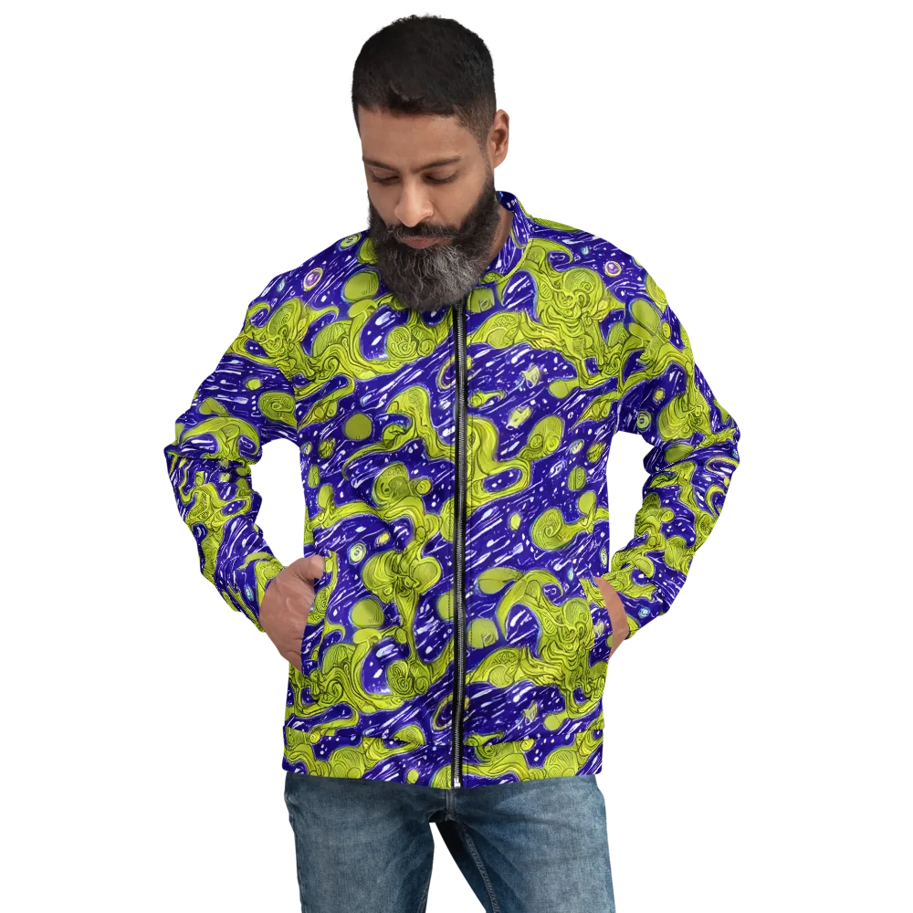 Lime Current on Bomber Jacket — Front