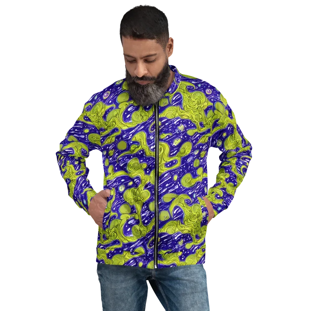 Lime Current on Bomber Jacket — Front