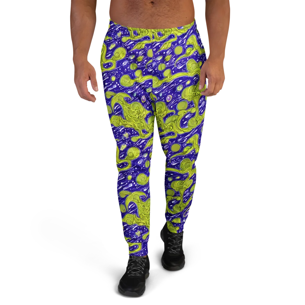 Lime Current on Men's Joggers — Front