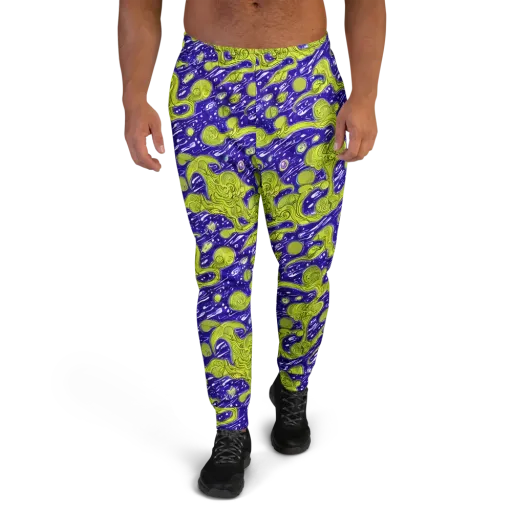 Lime Current on a Men's Joggers